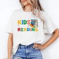 All The-Cool Kids Are Reading Teacher Book Lover Librarian Premium Unisex T-Shirt