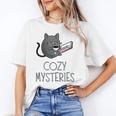 Cozy Mysteries Coffee And Novel For Book Lovers Unisex T-Shirt