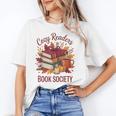 Cozy Readers Book Society Fall Autumn Floral Pumpkin Season Unisex T-Shirt Cozy Readers Book Society Fall Autumn Floral Pumpkin Season Unisex T-Shirt