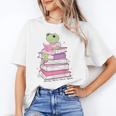 Cute Book Lover Frog Pretty Girls Read Books Kawaii Reading Unisex T-Shirt Cute Book Lover Frog Pretty Girls Read Books Kawaii Reading Unisex T-Shirt