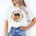 Cute Cat Fall In Love With Reading Book Cat Lover Librarian Unisex T-Shirt