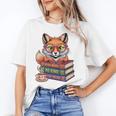 Cute Nerdy Fox Read Books Be Kind Stay Weird Book Club Premium Tri-Blend Unisex T-Shirt
