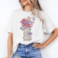 Cute Octopus Bookworm Fun Reading Tee For Book Lovers Unisex T-Shirt