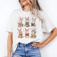 Cute Teacher Bunny Rabbit Reading Easter Bunnies Book Lovers Unisex T-Shirt Cute Teacher Bunny Rabbit Reading Easter Bunnies Book Lovers Unisex T-Shirt
