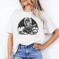 Dragon Reading Book Bookworm Books Dragon Learning Unisex T-Shirt