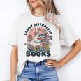 Easily Distracted By Books Read Goose Lover Bookworm Reading Unisex T-Shirt Easily Distracted By Books Read Goose Lover Bookworm Reading Unisex T-Shirt