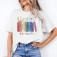 Equality Flower Books Equal Rights Social Justice Feminist Unisex T-Shirt