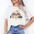 Freadom Anti Banned Books Lovers Reading Librarian Bookworm Unisex T-Shirt