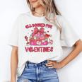 Groovy All Booked For Valentines Books Pink Coquette Bow Unisex T-Shirt