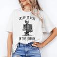 Halloween Skeleton Pun Book Lover Library Joke Unisex T-Shirt