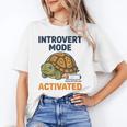 Introvert Mode Activated Low Social Battery Box Turtle Unisex T-Shirt