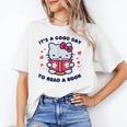 It's a Good Day To Read a Book Cute Cat Book Day Girls Boys Unisex T-Shirt