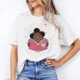 Just A Girl Who Loves Books Cute African American Afro Unisex T-Shirt Just A Girl Who Loves Books Cute African American Afro Unisex T-Shirt