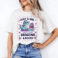 Just A Girl Who Loves Dragons And Books Lover Reading Book Unisex T-Shirt Just A Girl Who Loves Dragons And Books Lover Reading Book Unisex T-Shirt