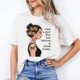 Just a Girl Who Has Tattoos And Love Books Tattooed Inked Unisex T-Shirt Just a Girl Who Has Tattoos And Love Books Tattooed Inked Unisex T-Shirt