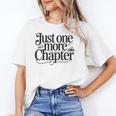 Just One More Chapter Book Lover Quote Reading Unisex T-Shirt Just One More Chapter Book Lover Quote Reading Unisex T-Shirt