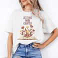 Just One More Chapter Book Lovers Floral Unisex T-Shirt Just One More Chapter Book Lovers Floral Unisex T-Shirt