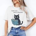 Just One More Chapter Bookworm Cat Book Lover Unisex T-Shirt Just One More Chapter Bookworm Cat Book Lover Unisex T-Shirt