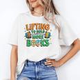 Lifting To Hold More Books Weightlifting Workout Gym Lover Unisex T-Shirt