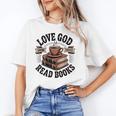 Love God Drink Coffee Read Books – Vintage Spiritual Reading Unisex T-Shirt