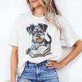 Nerdy Schnauzer Dog Book Lover Glasses Cute Pet For Men Women Kids Unisex T-Shirt Nerdy Schnauzer Dog Book Lover Glasses Cute Pet For Men Women Kids Unisex T-Shirt
