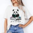 Panda Reading Chapter Books Unisex T-Shirt