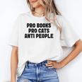 PRO Books PRO Cats Anti People Unisex T-Shirt PRO Books PRO Cats Anti People Unisex T-Shirt