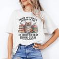 Proud Introverted Book Club Anti Social Reader Pet Cat Unisex T-Shirt