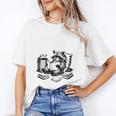 Raccoon Reading A Book Vintage Trash Reader Unisex T-Shirt