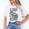 Racoon Reading Spicy Smutty Book Booktok I Read Trashy Books Unisex T-Shirt Racoon Reading Spicy Smutty Book Booktok I Read Trashy Books Unisex T-Shirt