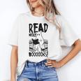 Read More Books Ghost Halloween Reading Teacher Literacy Unisex T-Shirt