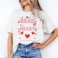 Read Your Heart Out Valentine Reading Book Lover Teacher Premium Tri-Blend Unisex T-Shirt Read Your Heart Out Valentine Reading Book Lover Teacher Premium Tri-Blend Unisex T-Shirt