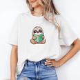 I Read Past My Bedtime Reading Sloth Book Lover Unisex T-Shirt