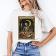 The Reader Tarot Card Book Lover Skeleton Art Goth Style Unisex T-Shirt