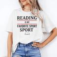 Reading Is My Favorite Sport Book Lover Saying Quote Unisex T-Shirt Reading Is My Favorite Sport Book Lover Saying Quote Unisex T-Shirt
