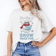 Reading Is Snow Much Fun Book Lover Winter Snowman Humor Unisex T-Shirt Reading Is Snow Much Fun Book Lover Winter Snowman Humor Unisex T-Shirt