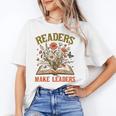 Reading Squad Book Lover Bookish Floral Readers Make Leaders Unisex T-Shirt Reading Squad Book Lover Bookish Floral Readers Make Leaders Unisex T-Shirt