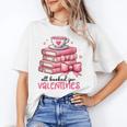 Retro Groovy Valentine Men Women Kid Tees By Emily All Booked For Valentines Book Reading Bookworm Nerdy Unisex T-Shirt