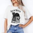 Salem Witch Book Club Bookish Halloween Cat Women Unisex T-Shirt