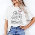 Sorry I'm Booked Book Lover Teachers Librarians Unisex T-Shirt Sorry I'm Booked Book Lover Teachers Librarians Unisex T-Shirt