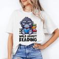 Wild About Reading Book Lover Gorilla Unisex T-Shirt