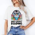 Wild About Reading Book Lover Penguin Unisex T-Shirt