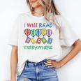 I Will Read Books Everywhere Across America Child Readers Unisex T-Shirt I Will Read Books Everywhere Across America Child Readers Unisex T-Shirt