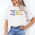 Women's Read Books Be Kind Stay Weird Book Lover Rainbow Unisex T-Shirt Women's Read Books Be Kind Stay Weird Book Lover Rainbow Unisex T-Shirt