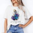 Women's Vintage Book Quote It’s No Use Going Back To Yesterday Unisex T-Shirt Women's Vintage Book Quote It’s No Use Going Back To Yesterday Unisex T-Shirt