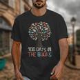 100 Days In The Books Tree Reading Teacher Student 100th Day Unisex T-Shirt