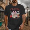100th Day Of School Teachers 100 Days Of Coffee Chaos Books Unisex T-Shirt