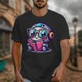 Adorable Book Lover Robot With Reading Glasses Cute Unisex T-Shirt