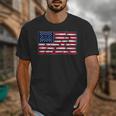 America US Flag Books Library Reading For Book Lover Reader Unisex T-Shirt