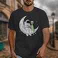 Astronaut Reading Book To Alien Moon Space Book Lover Men Unisex T-Shirt Astronaut Reading Book To Alien Moon Space Book Lover Men Unisex T-Shirt